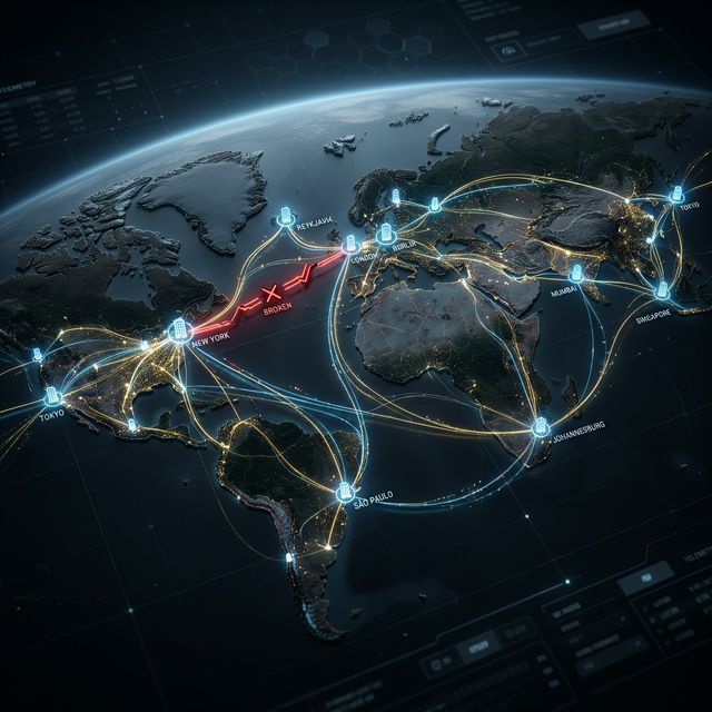 Redes que se Arreglan Solas: Ruteo Dinámico para Corporaciones Multi-Sede