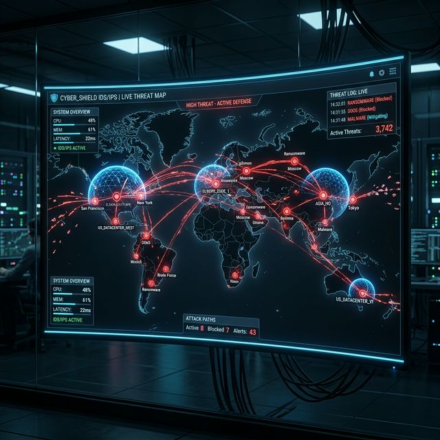 IDS/IPS Empresarial: Detectando y Bloqueando Intrusiones en Tiempo Real